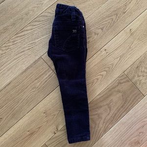 Girls Joe’s Jeans Corduroy Dark Plum Skinny Jeans